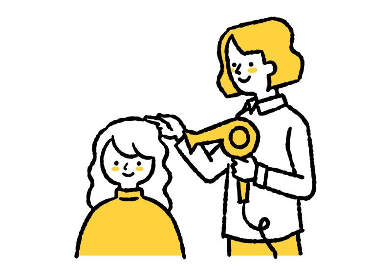 縮毛矯正とヘアカラーは同時にできる