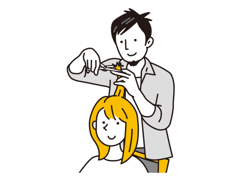 ハイトーンカラーと縮毛矯正が多い美容室