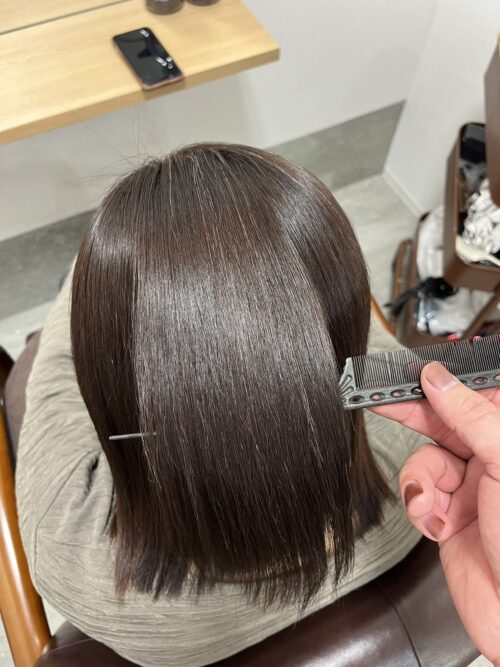 縮毛矯正とヘアカラー